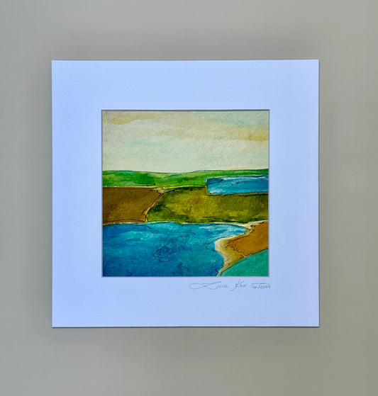 Print, Abstract Landscape