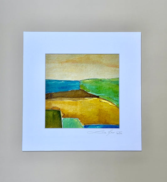 Print, Abstract Landscape