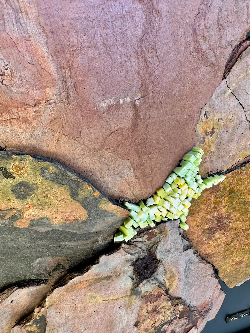 Wildflower I, Slate Mosaic
