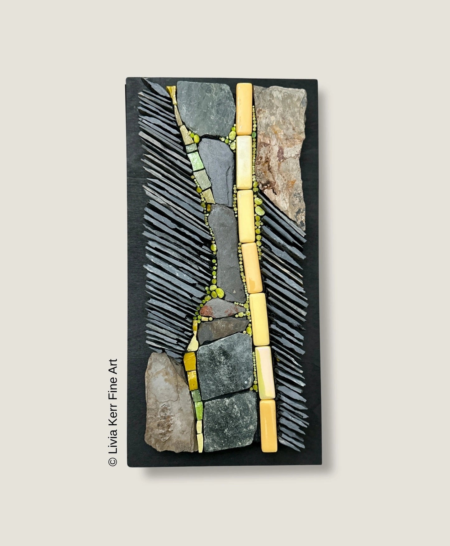 Abstract Stone Mosaic 6"x12"