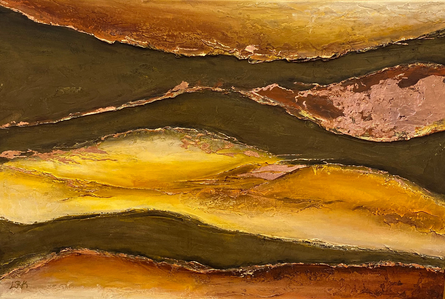 "Untitled" Original Painting In A Private Collection at Auburn, California