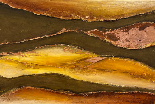 "Untitled" Original Painting In A Private Collection at Auburn, California