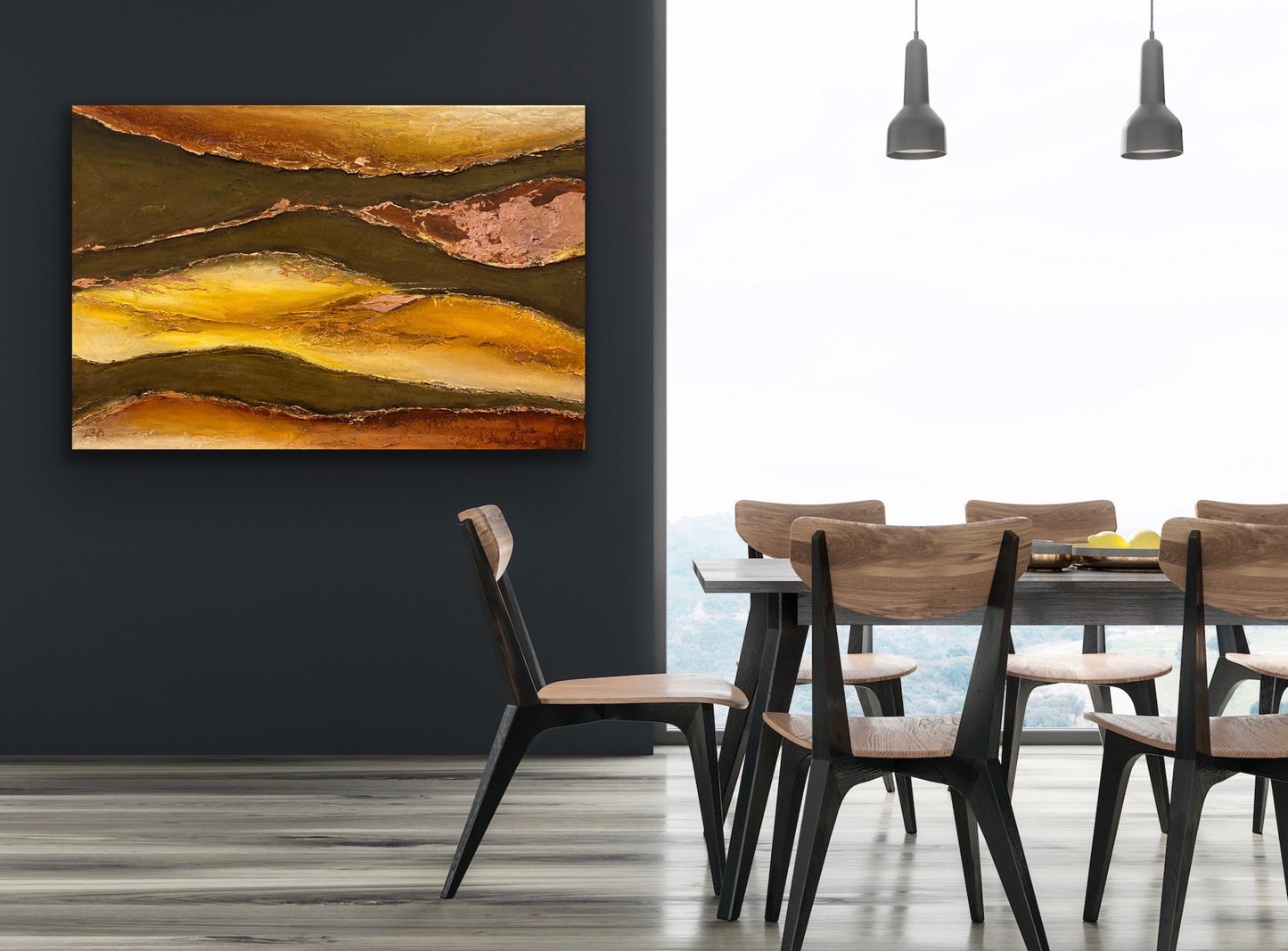 "Untitled" Original Painting In A Private Collection at Auburn, California